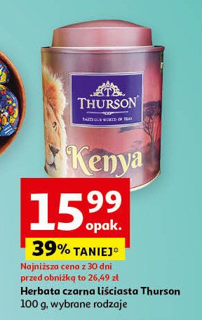 Herbata czarna kenya Thurson promocja