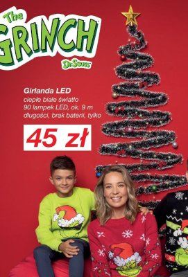Girlanda LED ciepłe białe światło 90 lampek LED promocja w KiK