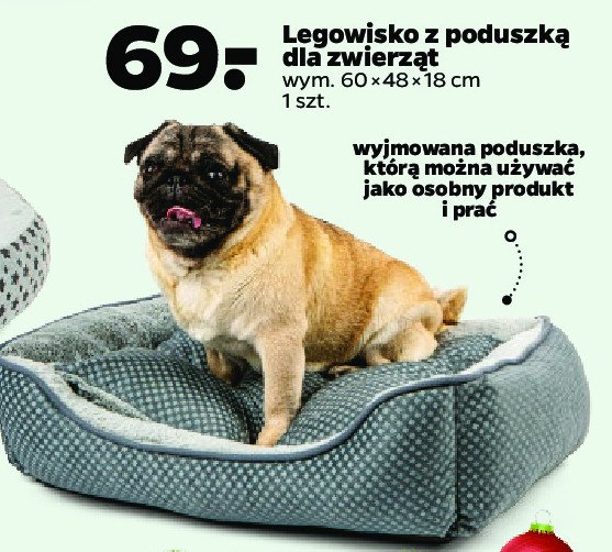 Legowisko dla psa 60 x 48 x 18 cm promocja