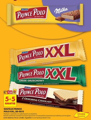 Wafelek Prince Polo XXL Smak Orzechowy  promocja w Biedronka