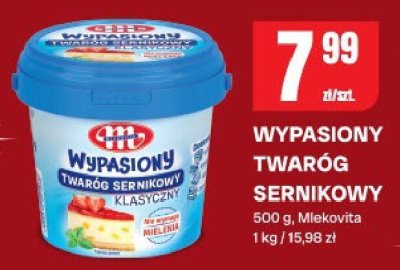 Wypasiony twaróg sernikowy Mlekovita promocja w Chorten