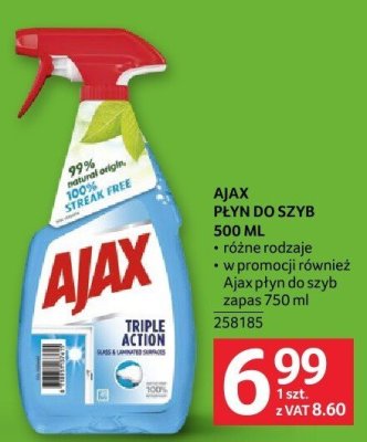 Płyn do szyb Ajax 500 ml różne rodzaje promocja w Selgros