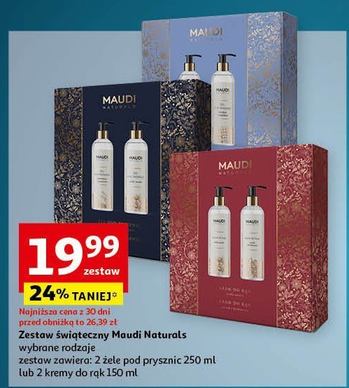 Zestaw w pudełku: 2x krem do rąk 150 ml Maudi naturals promocja