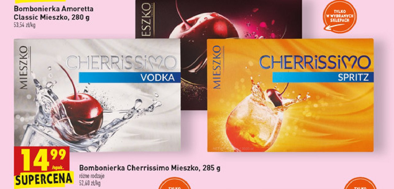 Bombonierka spritz Mieszko cherrissimo promocja