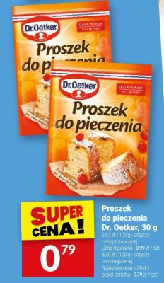 Proszek do pieczenia Dr. Oetker, 30 g promocja w Twój Market