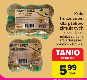 Kule dla ptaków zimujących Happy birds promocja