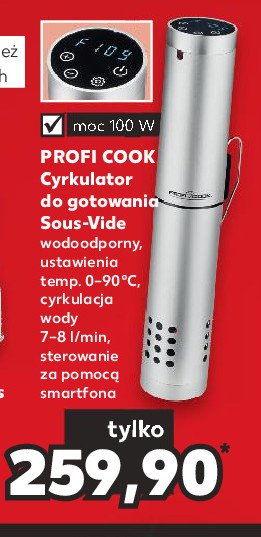 Cyrkulator do gotowania sous-vide Profi cook promocja