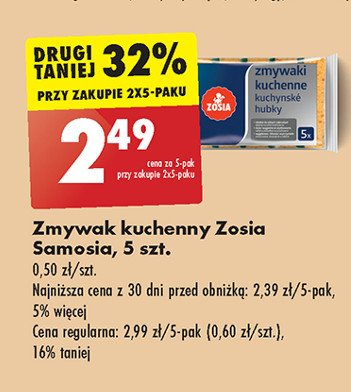 Zmywaki kuchenne Zosia samosia promocja