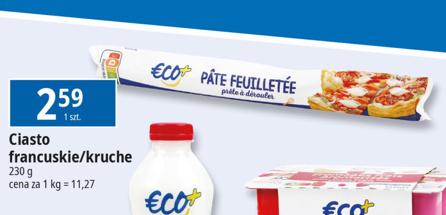 Ciasto kruche Eco+ promocja