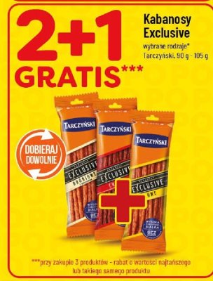 Kabanosy Exclusive Tarczyński promocja w POLOmarket