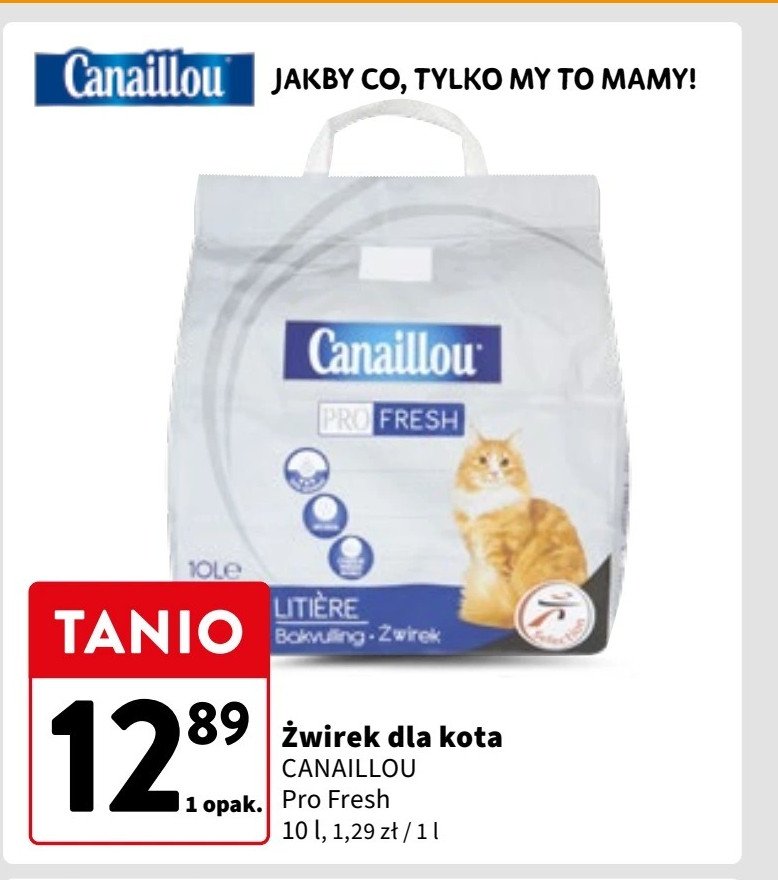 Żwirek dla kota pro fresh Canaillou promocja