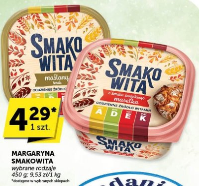 Margaryna Smakowita promocja w Groszek