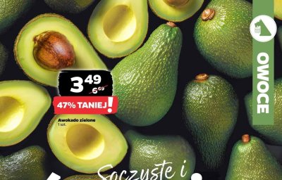 Awokado zielone 1 szt. promocja w Netto