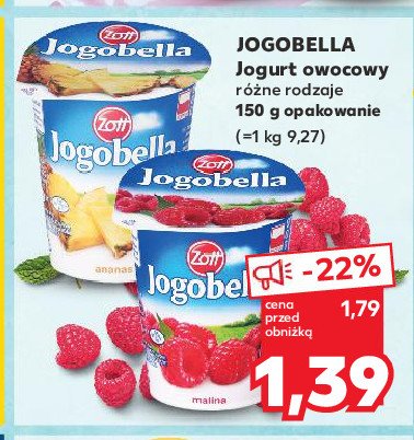 Jogurt malina Jogobella promocja