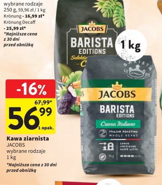 Kawa Jacobs barista edition tropical fusion promocja