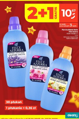 Płyn do płukania tkanin Felce Azzurra Lavender and Iris promocja w Dealz