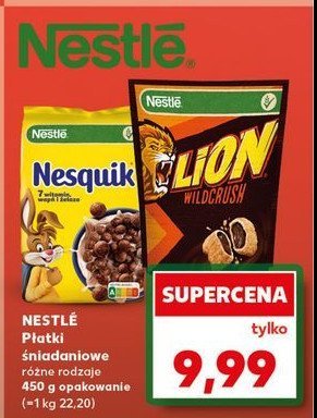 Płatki śniadaniowe Nesquik promocja