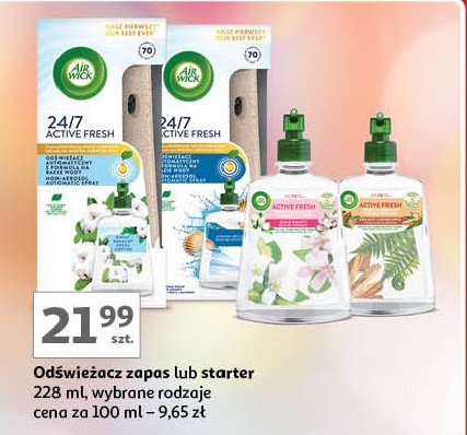 Odświeżacz powietrza bryza morska Air wick active fresh promocja