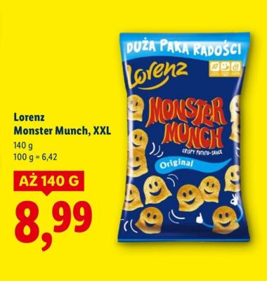 Chipsy Monster Munch, XXL promocja w Lidl