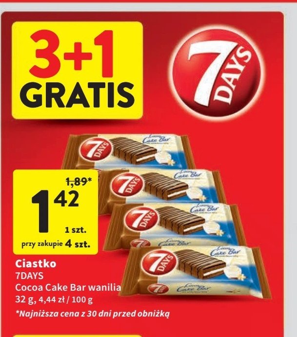 Cake bar waniliowy 7 days promocja