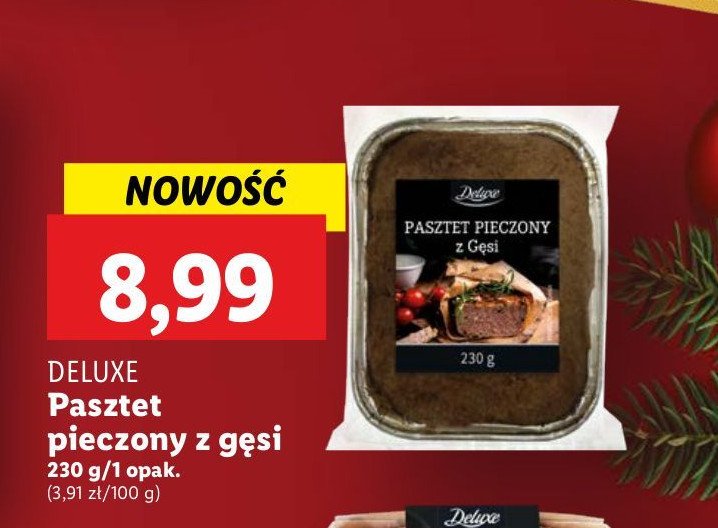 Pasztet z gęsi Deluxe promocja w Lidl