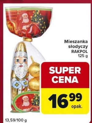 Mieszanka słodyczy RAKPOL 125g promocja w Globi