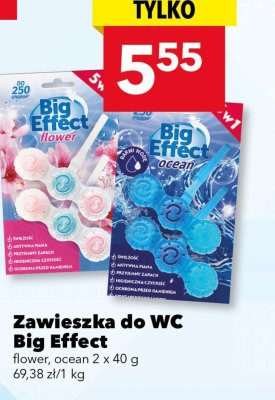 Zawieszka do WC Big Effect flower promocja w LEWIATAN