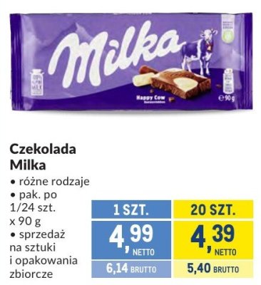 Czekolada promocja w Makro