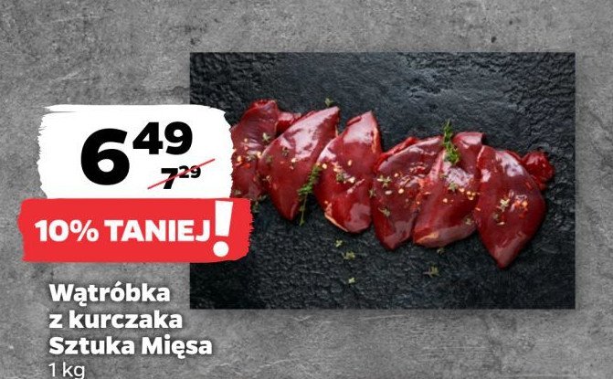 Wątróbka z kurczaka SZTUKA MIĘSA NETTO promocja