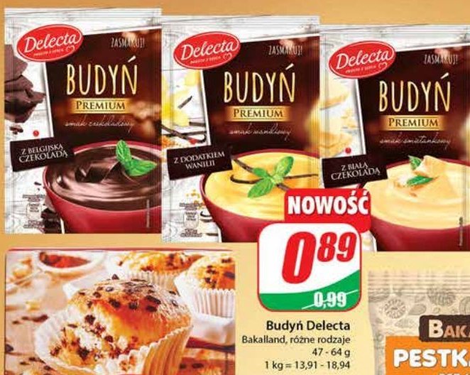 Budy艅 premium bia艂a czekolada Delecta promocja