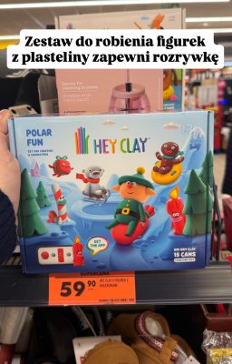 Zestaw do robienia figurek z plasteliny Polar Fun promocja w Biedronka