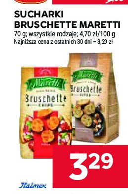 Bruschetta pizza Maretti bruschette promocja