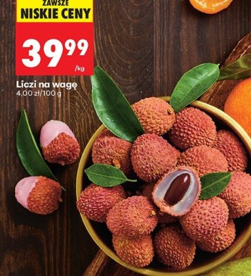 Liczi na wagę promocja w Biedronka