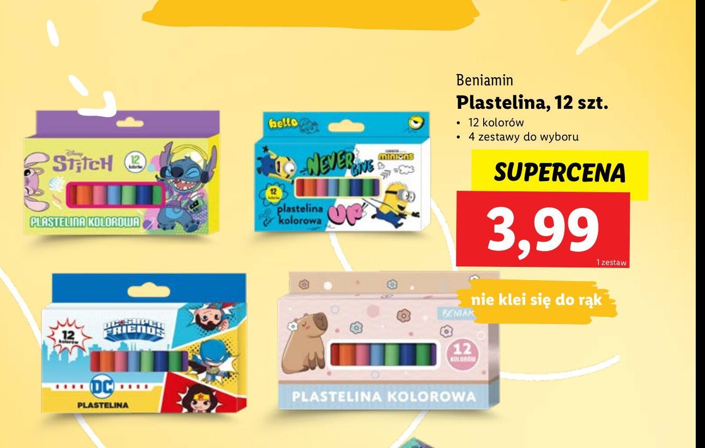 Plastelina Beniamin Beniamin mn promocja