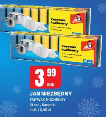 Zmywak kuchenny Jan Niezbędny 10 szt., Sarantis promocja w Chorten