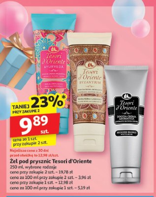 呕el pod prysznic byzantium Tesori d'oriente promocja