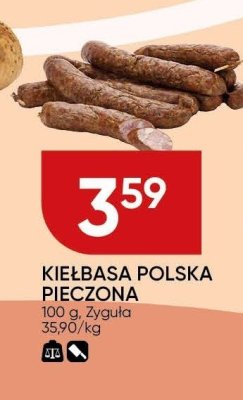 Kiełbasa polska pieczona Zygula promocja w Chata Polska