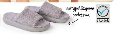 Kapcie antypoślizgowa podeszwa promocja w Biedronka