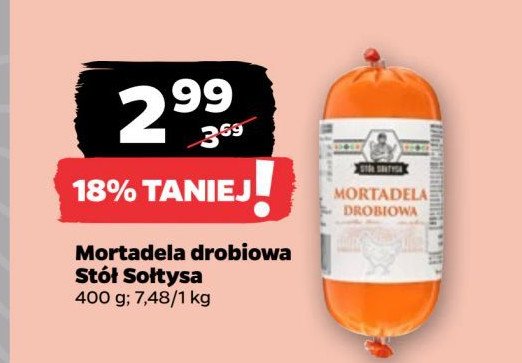 Mortadela drobiowa Stół sołtysa promocja