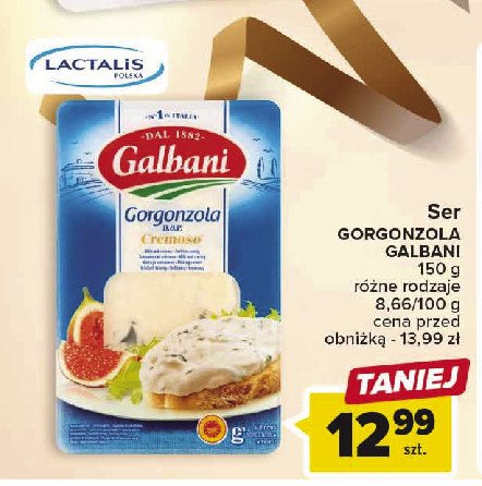 Gorgonzola cremoso Galbani promocja