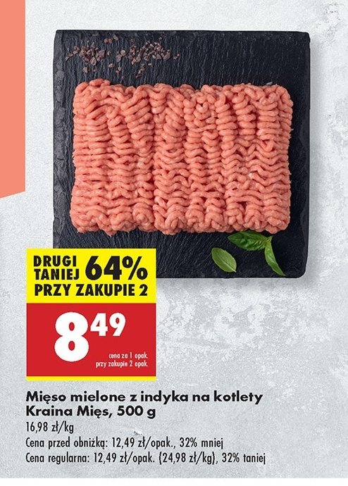 Mięso na kotlety z indyka Kraina mięs promocja