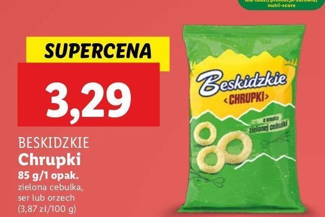 Chrupki orzechowe Aksam beskidzkie promocja