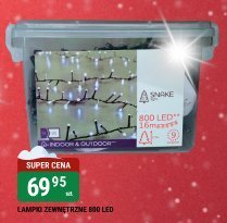 Lampki zewnętrzne 800 LED promocja w bi1