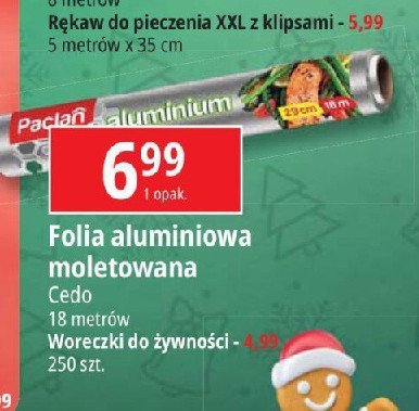 Folia aluminiowa 18 m Paclan promocja w Leclerc