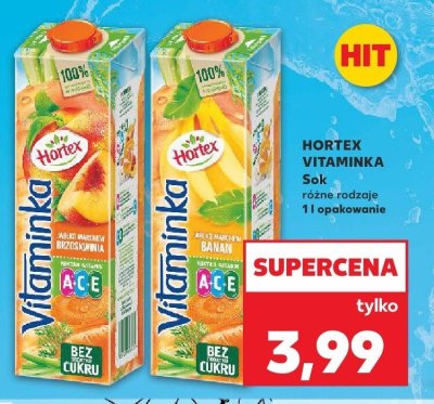 Sok różne rodzaje Vitaminka promocja w Kaufland
