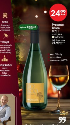 Prosecco Bosco wino musujące 0,75l promocja w Żabka
