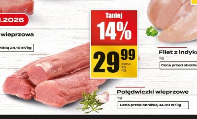 Polędwiczki wieprzowe Auchan promocja w Supeco