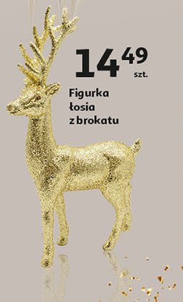 Figurka 艂osia z brokatu promocja
