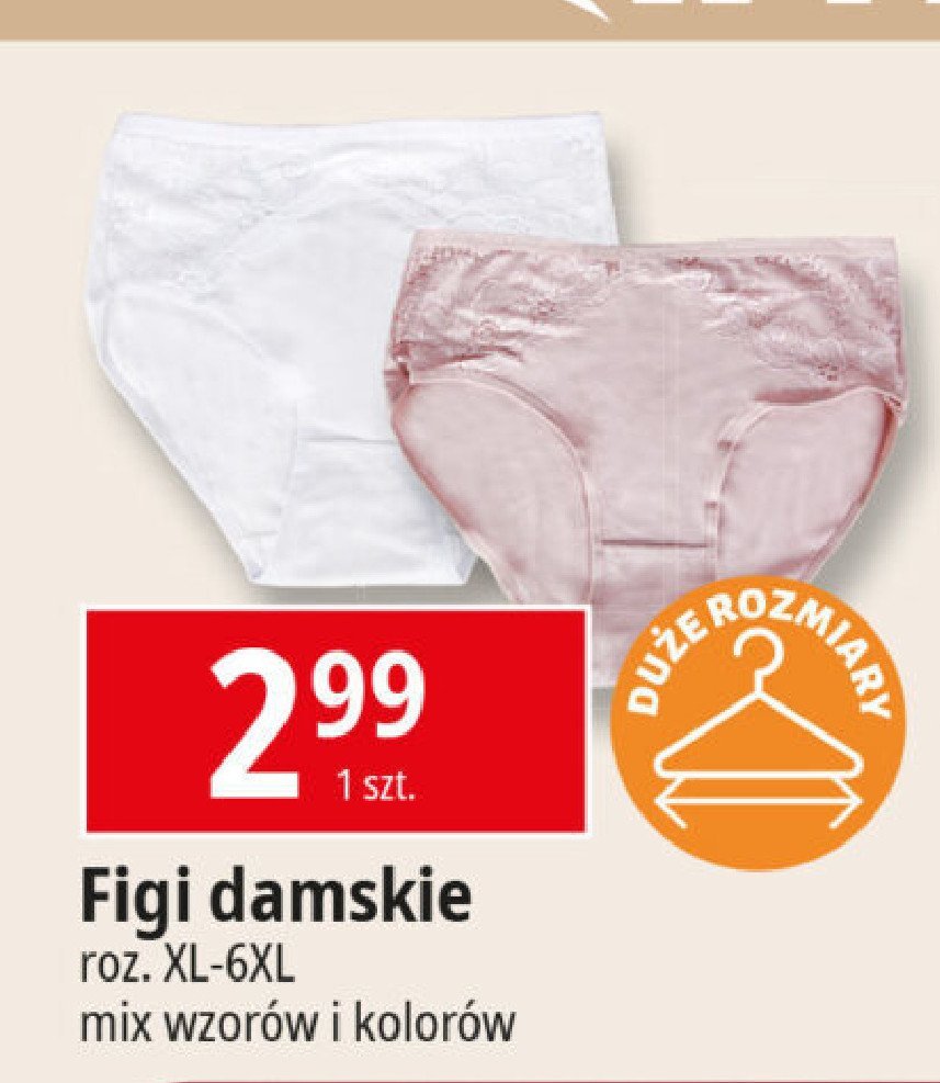 Figi damskie xl-6xl promocja