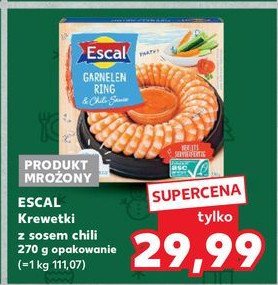 Krewetki z sosem chili ESCAL promocja w Kaufland